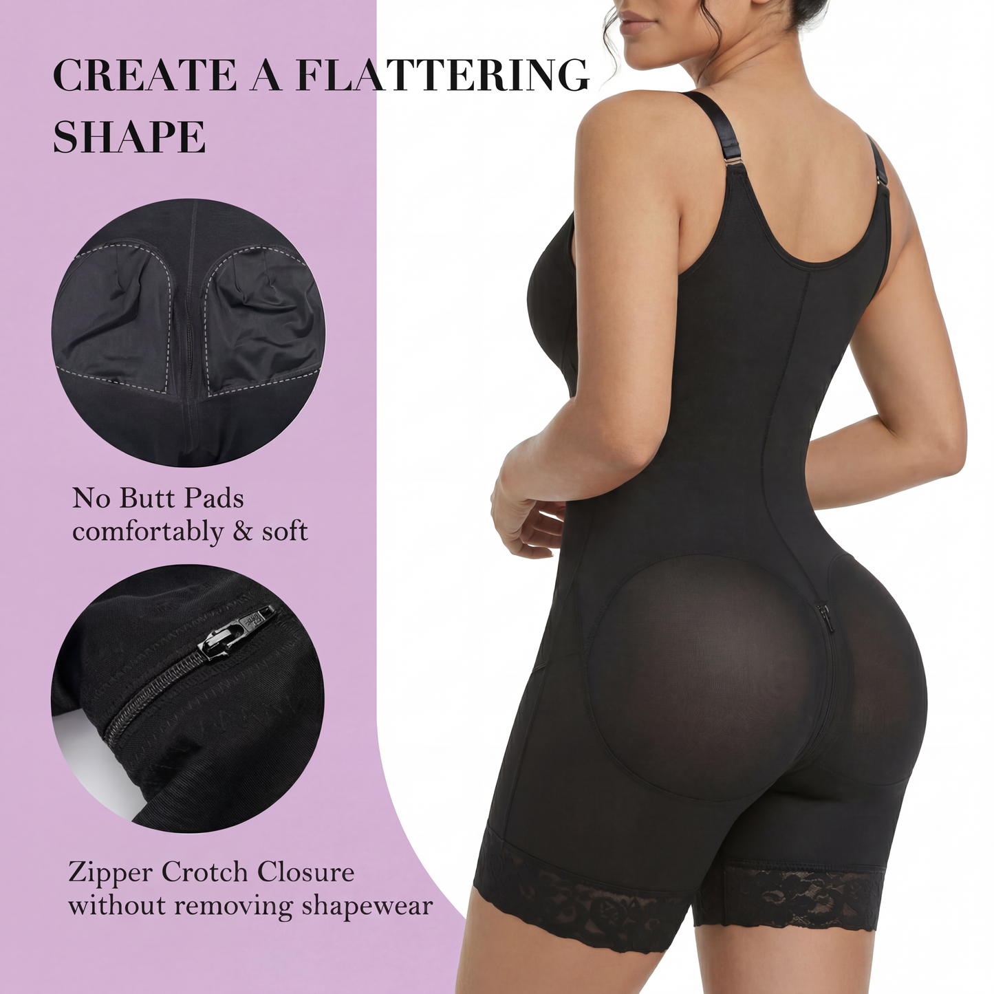 Full Body Shapewear – Support, Shape, Everyday Comfort & Easy Restroom Access