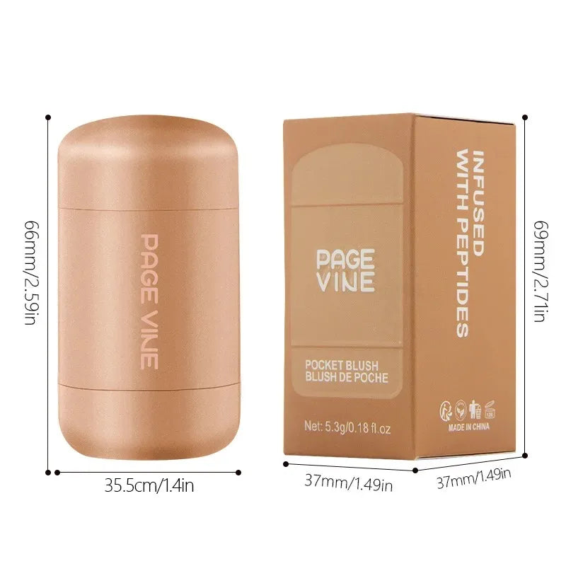 On-the-Go Blush Stick – Soft Glow Cheek & Lip Tint